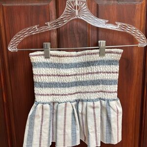 SHEIN Multicolor Smocked Tube Top